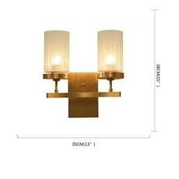 Designer Touch Decorative Traditional Classic Country Brass Feature for Mini Style Uplight Wall Sconces Wall Light