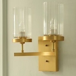 Designer Touch Decorative Traditional Classic Country Brass Feature for Mini Style Uplight Wall Sconces Wall Light