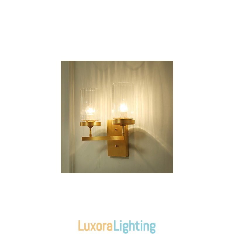 Designer Touch Decorative Traditional Classic Country Brass Feature for Mini Style Uplight Wall Sconces Wall Light