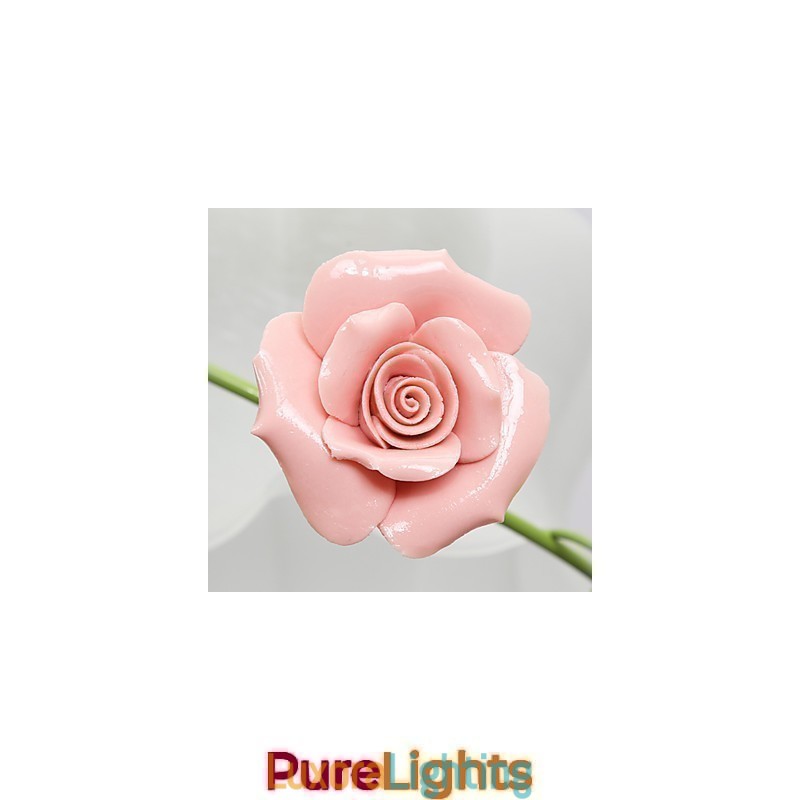 Designer Touch Decorative Valentine'S Day The Rose Garden Flowers And Plants Absorb Dome Light