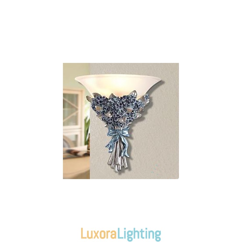 Designer Touch Decorative Pastorale Malerei Wand Lampe Wand Gang leuchtet eine amerikanische Harz Wandleuchten