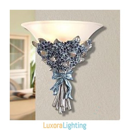 Designer Touch Decorative Pastorale Malerei Wand Lampe Wand Gang leuchtet eine amerikanische Harz Wandleuchten