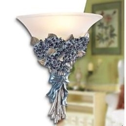 Designer Touch Decorative Pastorale Malerei Wand Lampe Wand Gang leuchtet eine amerikanische Harz Wandleuchten