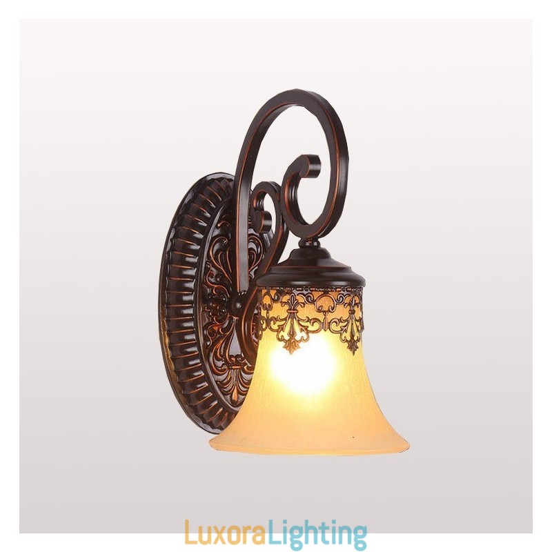 Designer Touch Decorative Hotel Lobby Wall Lamp Bedroom European Wall Lamp Creative Living Room Lamp Decoration Retro Corridor Wall Lamp