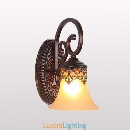 Designer Touch Decorative Hotel Lobby Wall Lamp Bedroom European Wall Lamp Creative Living Room Lamp Decoration Retro Corridor Wall Lamp