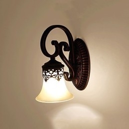 Designer Touch Decorative Hotel Lobby Wall Lamp Bedroom European Wall Lamp Creative Living Room Lamp Decoration Retro Corridor Wall Lamp