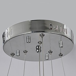 Designer Touch Decorative Traditional Classic Chrome Metal Chandelier