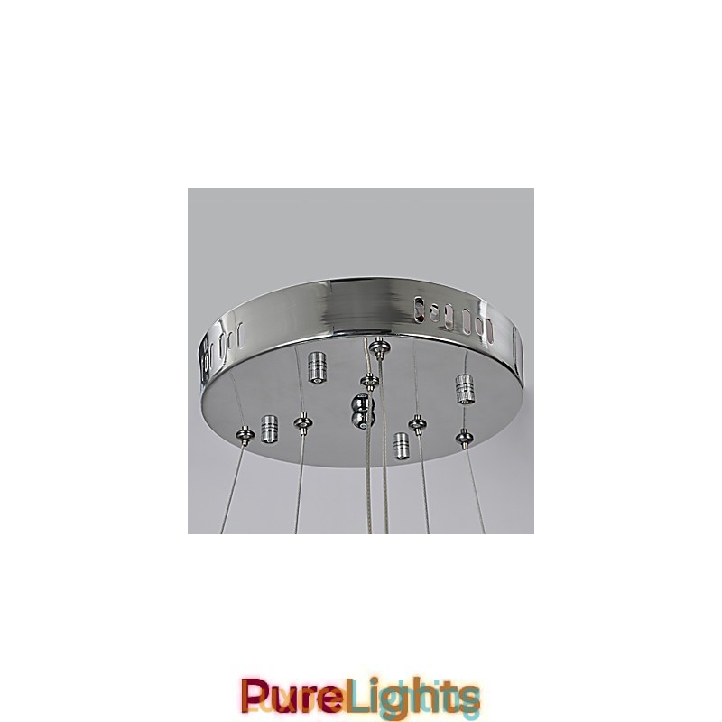 Designer Touch Decorative Traditional Classic Chrome Metal Chandelier