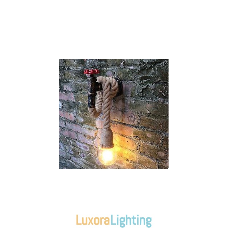 Designer Touch Decorative Rustic Lodge Painting Feature for Ambient Light Wall Sconces Wall Light