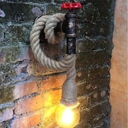 Designer Touch Decorative Rustic Lodge Painting Feature for Ambient Light Wall Sconces Wall Light