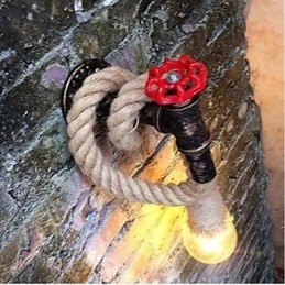 Designer Touch Decorative Rustic Lodge Painting Feature for Ambient Light Wall Sconces Wall Light