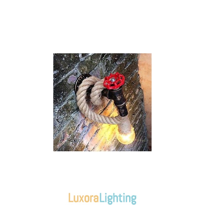 Designer Touch Decorative Rustic Lodge Painting Feature for Ambient Light Wall Sconces Wall Light