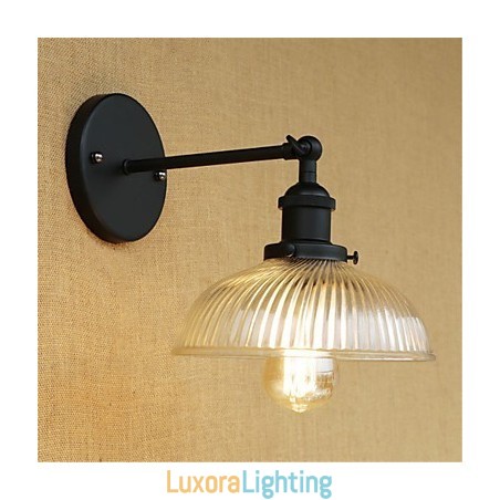 Designer Touch Decorative Country Retro Painting Feature for Mini Style Eye Protection Ambient Light Wall Sconces