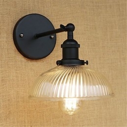 Designer Touch Decorative Country Retro Painting Feature for Mini Style Eye Protection Ambient Light Wall Sconces