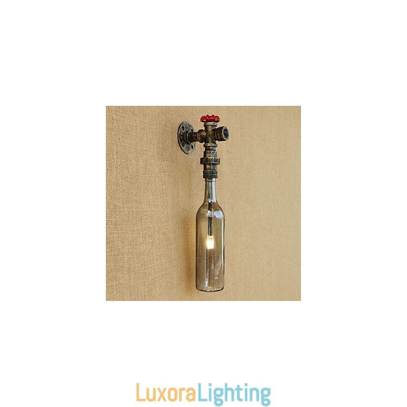 Designer Touch Decorative Smoke Gray Water Bottle Wall Lamp Wall Light