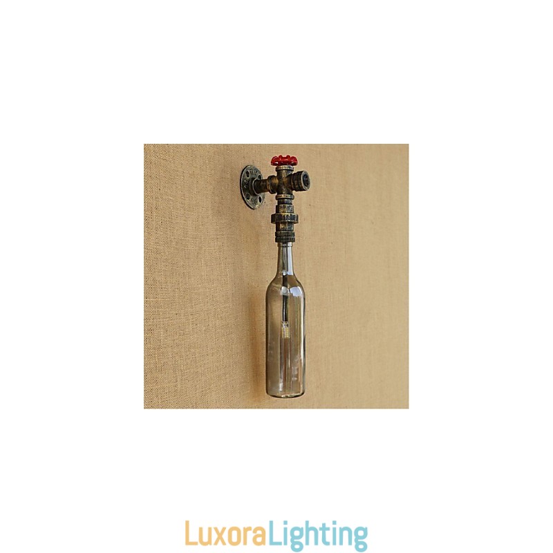 Designer Touch Decorative Smoke Gray Water Bottle Wall Lamp Wall Light