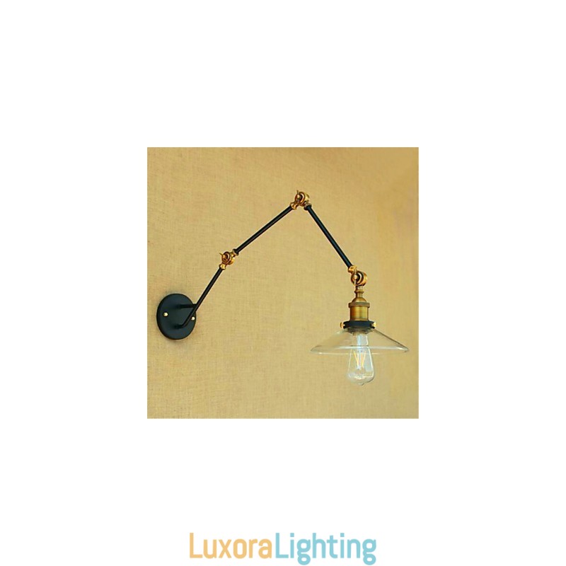 Designer Touch Decorative Rustic Lodge Country Chrome Feature for Swing Arm Ambient Light Swing Arm Lights