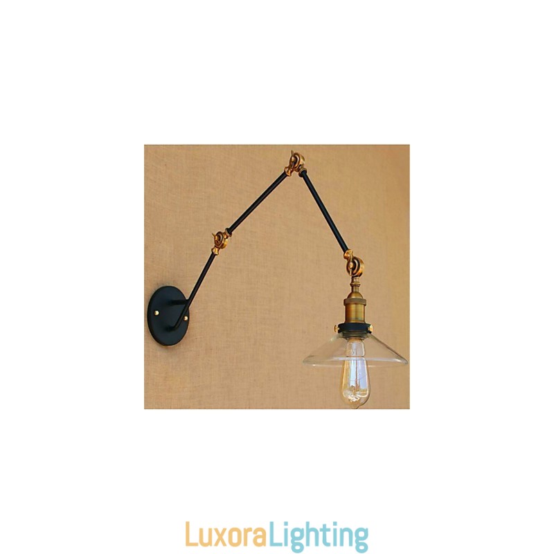 Designer Touch Decorative Rustic Lodge Country Chrome Feature for Swing Arm Ambient Light Swing Arm Lights