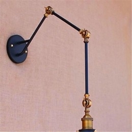 Designer Touch Decorative Rustic Lodge Country Chrome Feature for Swing Arm Ambient Light Swing Arm Lights