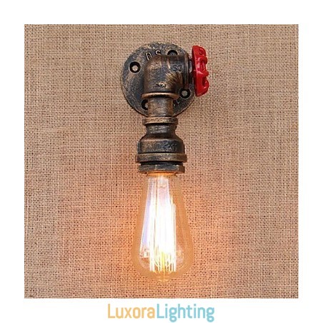 Designer Touch Decorative Nostalgia Simple Water Pipe Small Wall Lamp Wall Light