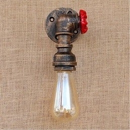 Designer Touch Decorative Nostalgia Simple Water Pipe Small Wall Lamp Wall Light