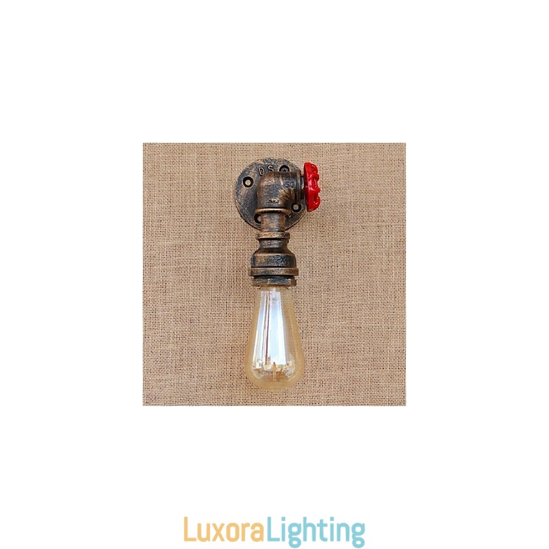 Designer Touch Decorative Nostalgia Simple Water Pipe Small Wall Lamp Wall Light