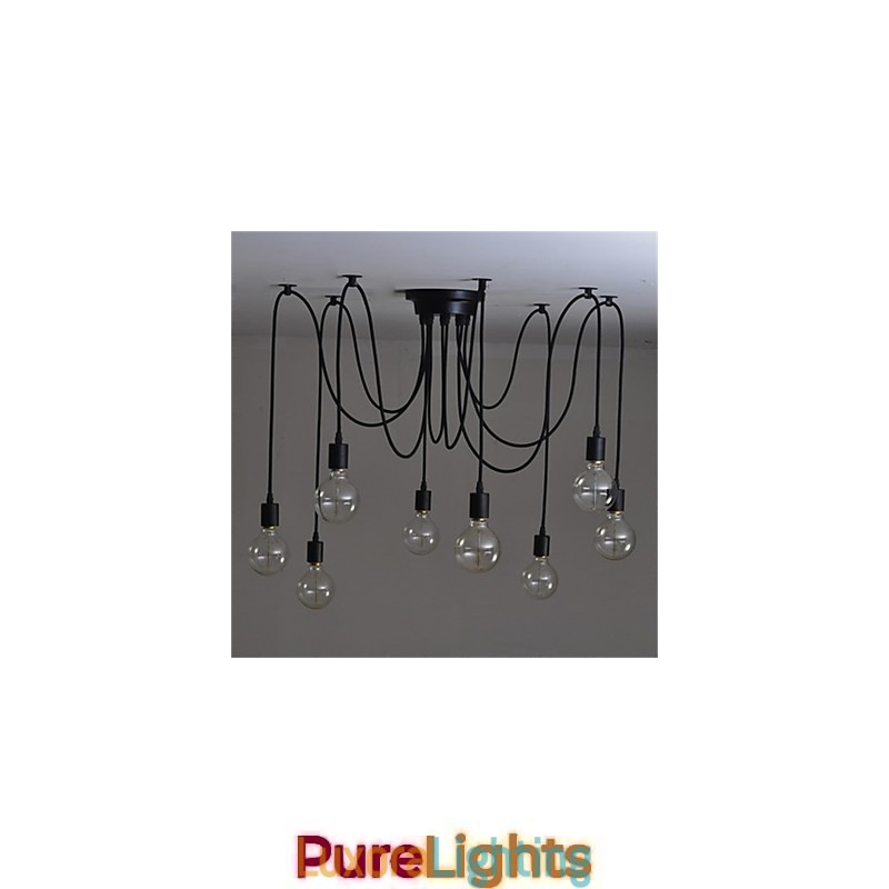 Designer Touch Decorative American Country Retro 8 Head Beauty Flower Pendant