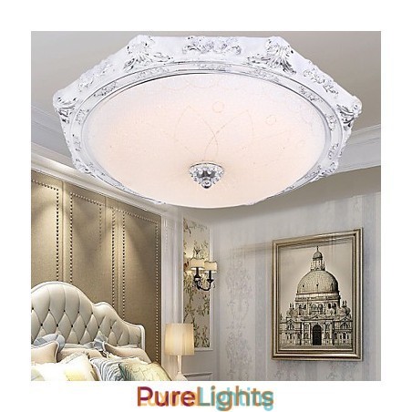 Designer Touch Decorative Modern Contemporary Metal Flush Mount