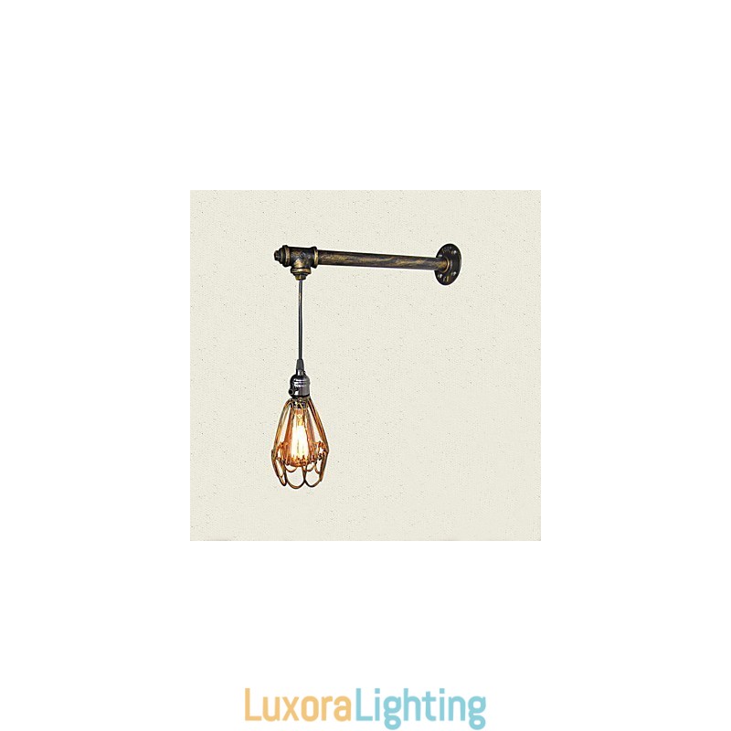 Designer Touch Decorative Loft vintage Wall Lights With switch Industrial Edison Fashion Simplicity Wall Sconce Metal Base Cap