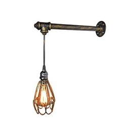 Designer Touch Decorative Loft vintage Wall Lights With switch Industrial Edison Fashion Simplicity Wall Sconce Metal Base Cap