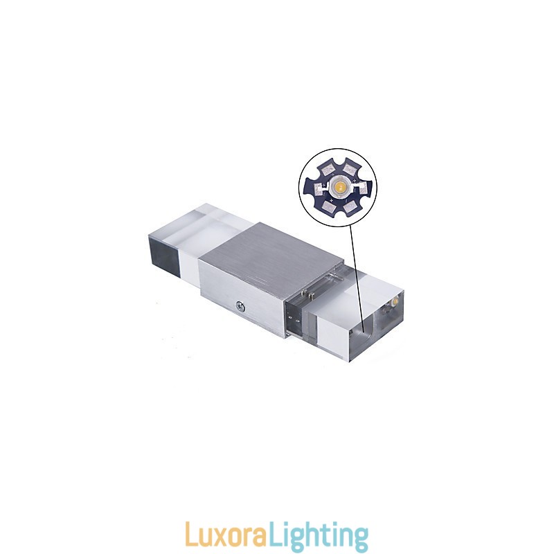 Designer Touch Decorative 6 Fluorescent Tube Socket Modern Contemporary Shiny Feature for Ambient Light Wall Sconces Wall Light