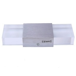 Designer Touch Decorative 6 Fluorescent Tube Socket Modern Contemporary Shiny Feature for Ambient Light Wall Sconces Wall Light