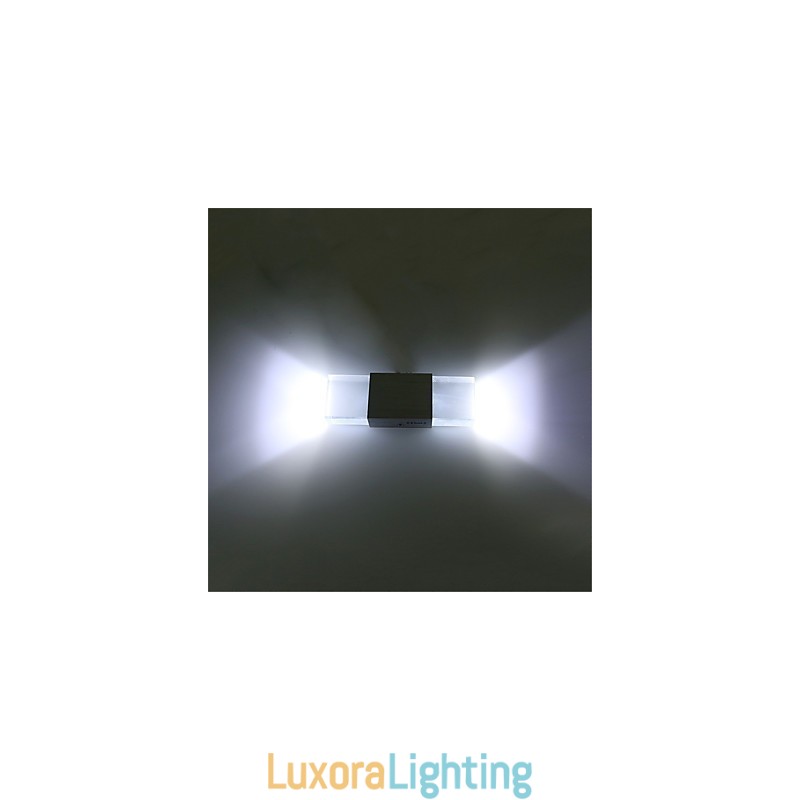 Designer Touch Decorative 6 Fluorescent Tube Socket Modern Contemporary Shiny Feature for Ambient Light Wall Sconces Wall Light