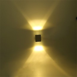 Designer Touch Decorative 6 Fluorescent Tube Socket Modern Contemporary Shiny Feature for Ambient Light Wall Sconces Wall Light