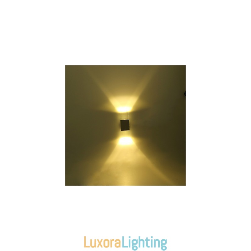 Designer Touch Decorative 6 Fluorescent Tube Socket Modern Contemporary Shiny Feature for Ambient Light Wall Sconces Wall Light