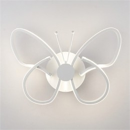 Designer Touch Decorative Modern Wall Lights Butterfly Shape Creative Metal Acrylic Living Room Hallway Bedroom Hotel rooms Bedside Lamp