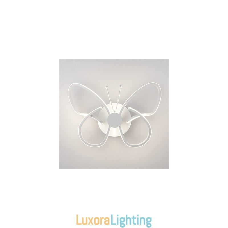 Designer Touch Decorative Modern Wall Lights Butterfly Shape Creative Metal Acrylic Living Room Hallway Bedroom Hotel rooms Bedside Lamp