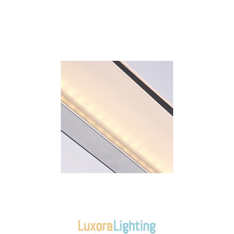 Designer Touch Decorative Integrated Modern Contemporary Electroplated Feature for Ambient Light Bathroom Lighting Wall Light