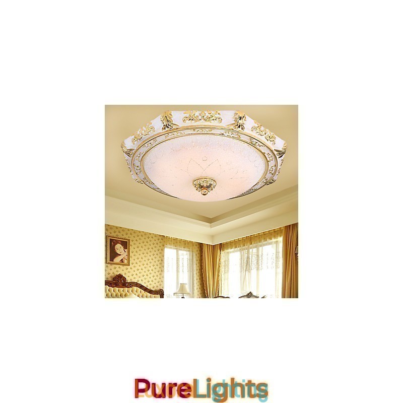 Designer Touch Decorative Modern Contemporary Metal Flush Mount