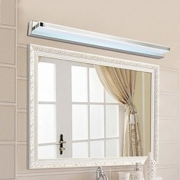 Designer Touch Decorative Integrated Modern Contemporary Electroplated Feature for Ambient Light Bathroom Lighting Wall Light