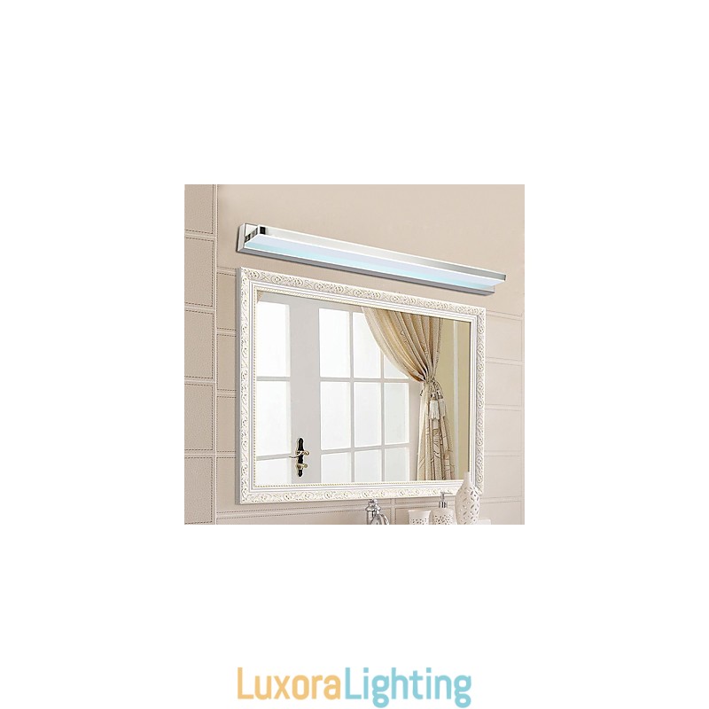 Designer Touch Decorative Integrated Modern Contemporary Electroplated Feature for Ambient Light Bathroom Lighting Wall Light