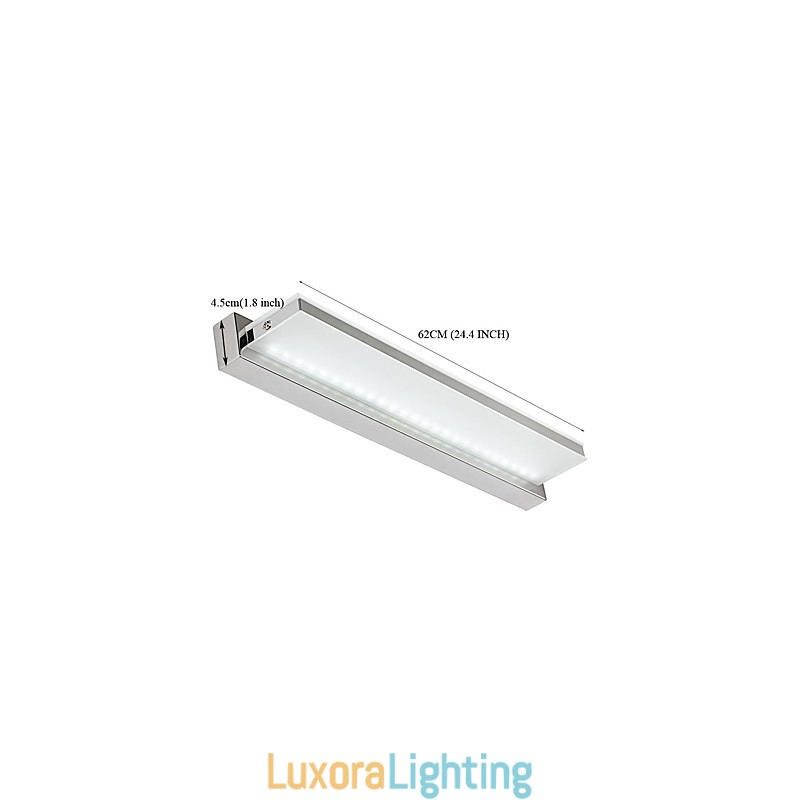 Designer Touch Decorative Integrated Modern Contemporary Electroplated Feature for Ambient Light Bathroom Lighting Wall Light