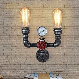 Designer Touch Decorative 2 Heads Vintage Industrial Metal Wall Lights Restaurant Cafe Bar Decoration lighting