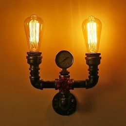 Designer Touch Decorative 2 Heads Vintage Industrial Metal Wall Lights Restaurant Cafe Bar Decoration lighting