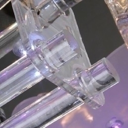 Designer Touch Decorative Modern Contemporary Crystal Electroplated Glass Flush Mount