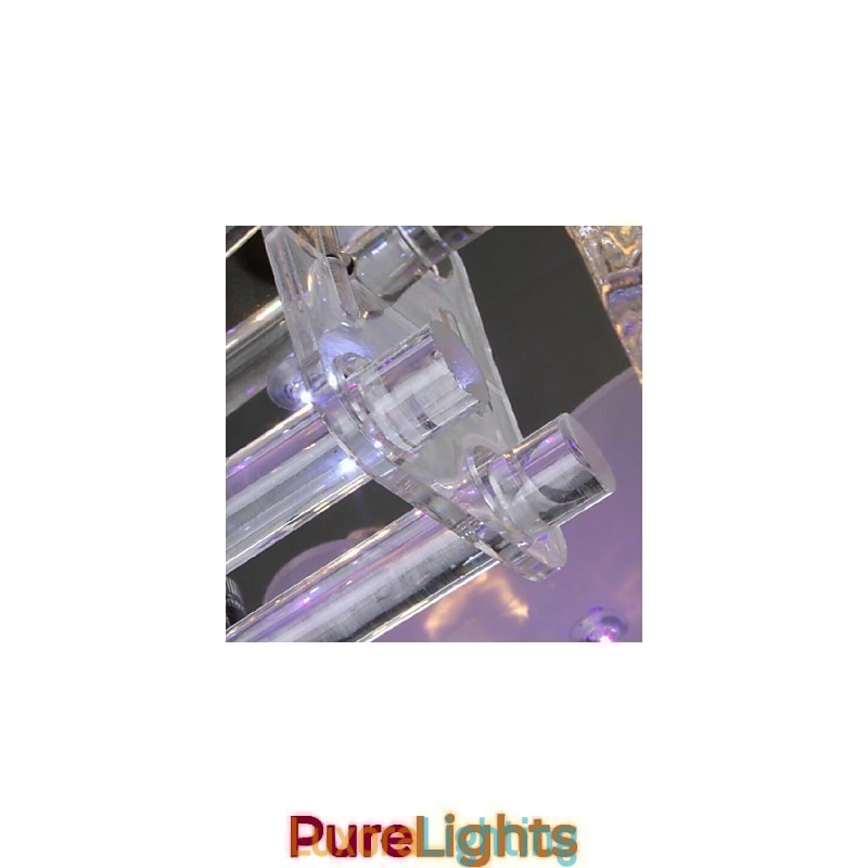 Designer Touch Decorative Modern Contemporary Crystal Electroplated Glass Flush Mount