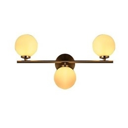 Designer Touch Decorative Glass Wall Lamp Modern Contemporary Bronze Feature for Mini Style Uplight Wall Sconces Wall Light