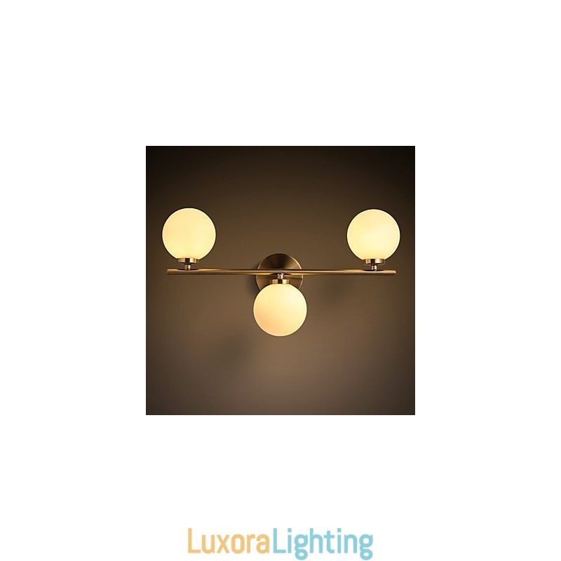 Designer Touch Decorative Glass Wall Lamp Modern Contemporary Bronze Feature for Mini Style Uplight Wall Sconces Wall Light