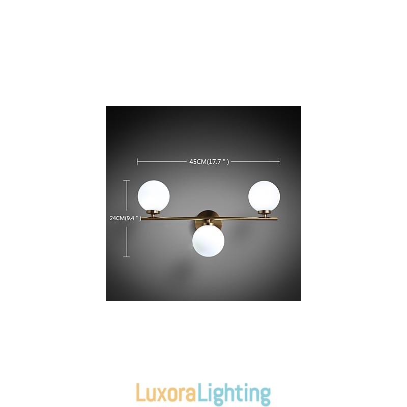 Designer Touch Decorative Glass Wall Lamp Modern Contemporary Bronze Feature for Mini Style Uplight Wall Sconces Wall Light