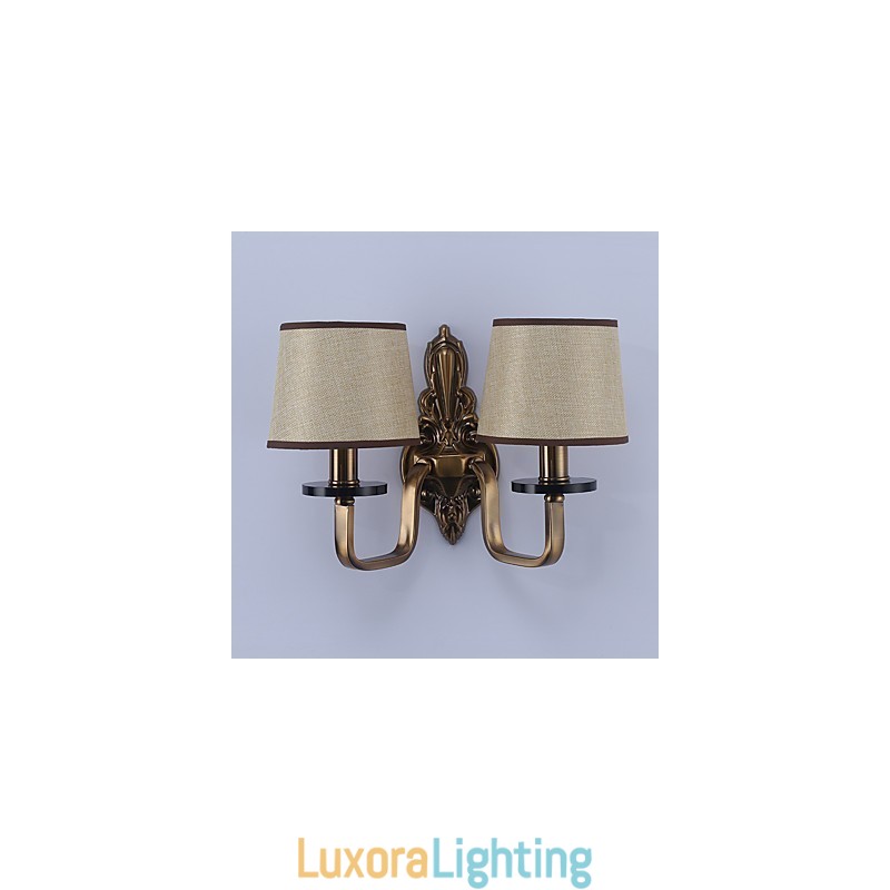 Designer Touch Decorative Traditional Classic Electroplated Feature for Eye ProtectionDownlight Wall Sconces Wall Light